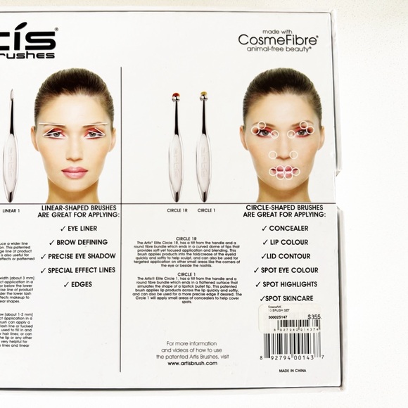 NWT Artis 10 Brush Set and Cleansing Foam - Picture 11 of 11